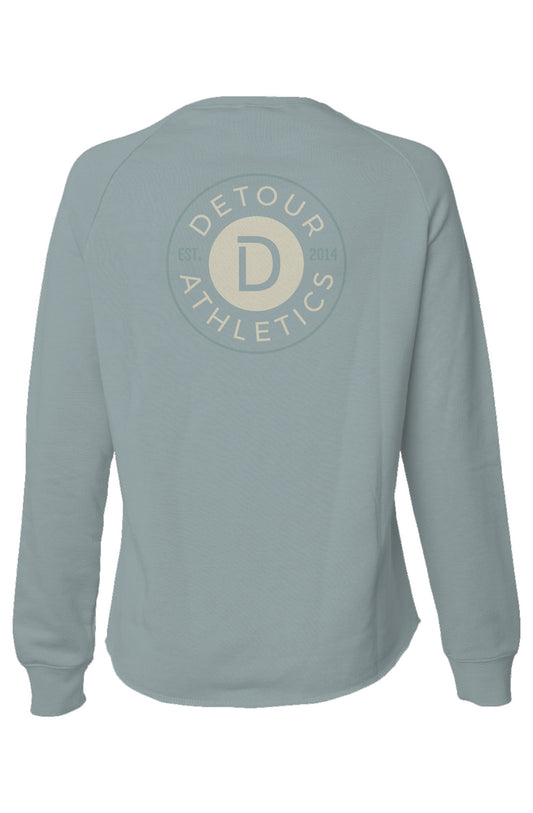 Womens Lightweight Wash Sweatshirt